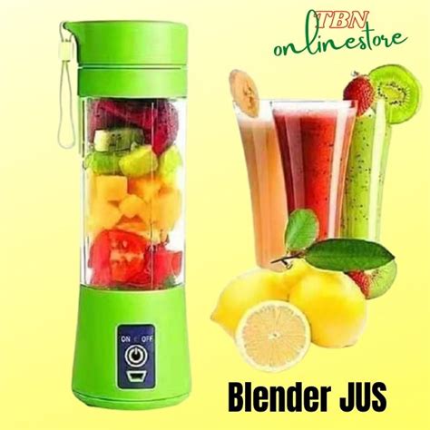 Jual Blender Portable Jus Buah Charge Usb Gsf Mata Pisau Blender Jus