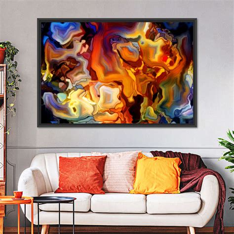 Abstract Stained Glass Wall Art | Painting