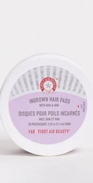 First Aid Beauty Ingrown Hair Pads With Bha And Aha No Color