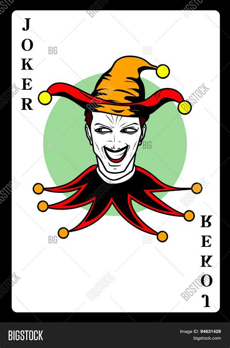 Joker Playing Card Vector & Photo (Free Trial) | Bigstock