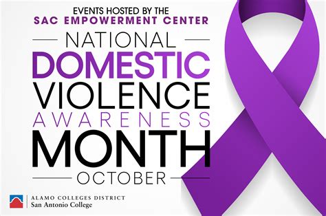 Sac Events Domestic Violence Awareness Month All Events Alamo Colleges