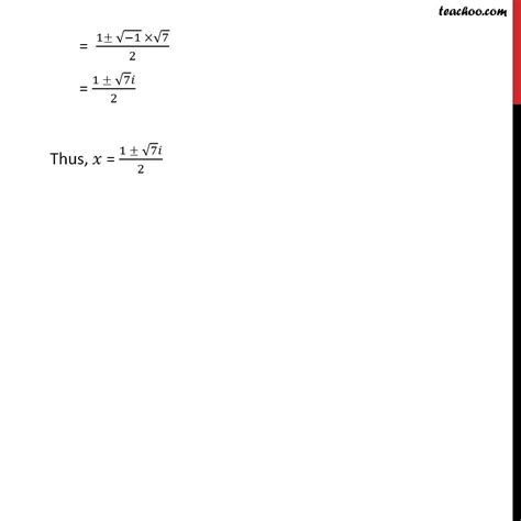 Question 6 Solve X2 X 2 0 Chapter 5 Class 11 Ncert