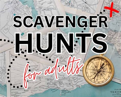 The Best Adult Scavenger Hunt Ideas That You Can Print Today Adult