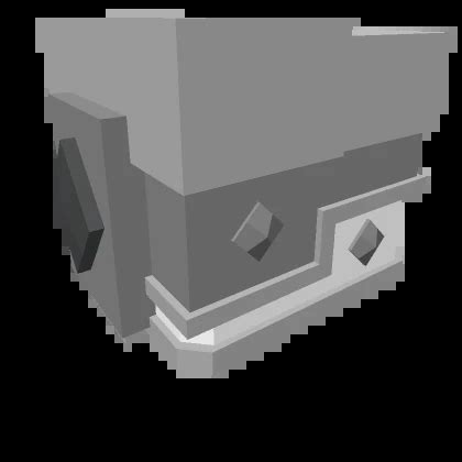 Silver Blocky Armor Right Shoulder Roblox Item Rolimon S