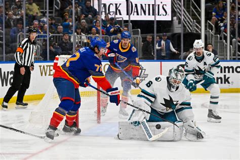 Projected Line Combinations Sharks V Blues The Hockey News San Jose