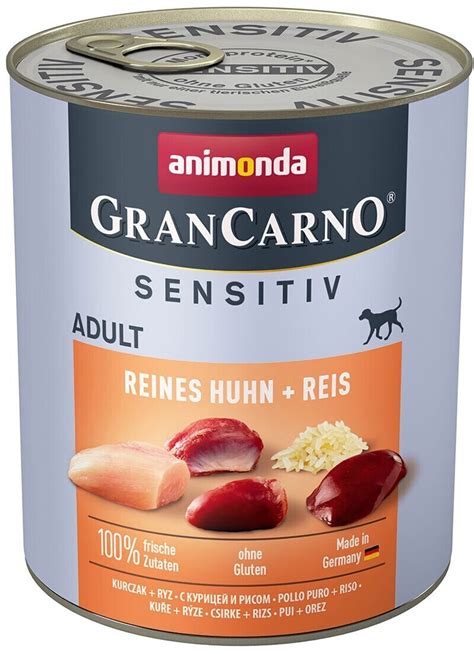 Animonda Grancarno Sensitiv Hund Adult Reines Huhn Und Reis Nassfutter