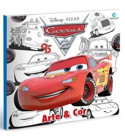 Livro Disney Carros Almanaque De Atividades Para Colorir 56 OFF