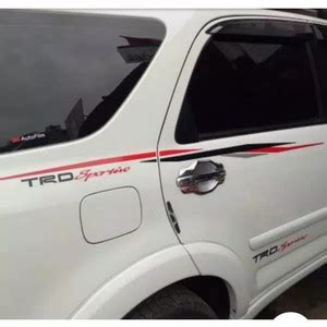 Jual Stiker Body Pintu Mobil Trd Sportivo Fortuner Vrz Model Ori