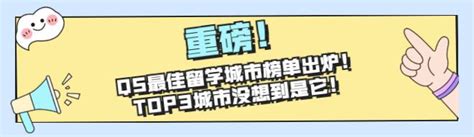 重磅！qs最佳留学城市榜单出炉！top3城市没想到是它！ 知乎