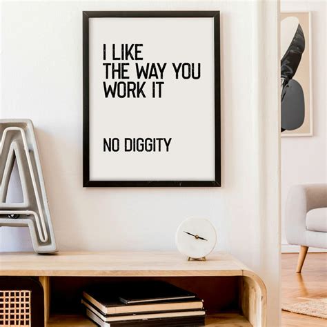 No Diggity Art Print by Mambo - Fy