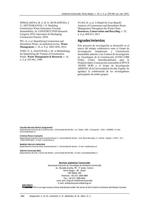 Urbanizaci N De Viviendas Y Gesti N Ecoeficiente De Residuos Pdf