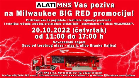 Alati Mns Vas Poziva Na Veliku Big Red Milwaukee Promociju