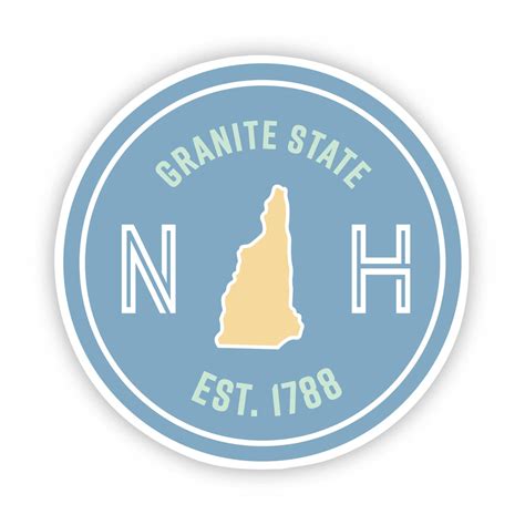 Granite State New Hampshire Sticker – Big Moods