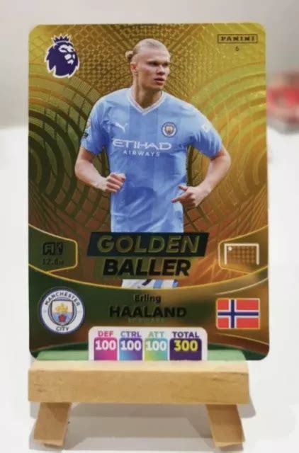 2024 ADRENALYN XL Premier League Erling Haaland Man City Golden Baller