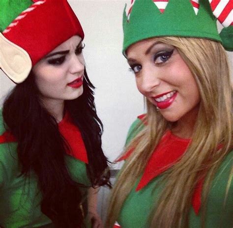 Merry Christmas Paige and Emma WWE NXT Elves | Nxt divas, Paige wwe, Emma wwe