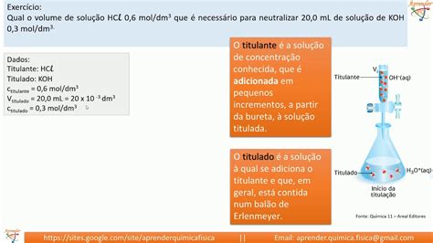 Titula O Cido Base Qu Mica Ano Youtube