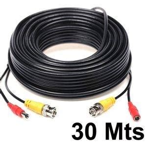 Cable Para Camaras Seguridad Cctv Video Y Poder Bnc Mts Importadora