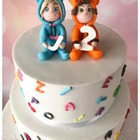 Dave and Ava: Alphabet song - Decorated Cake by Homebaker - CakesDecor