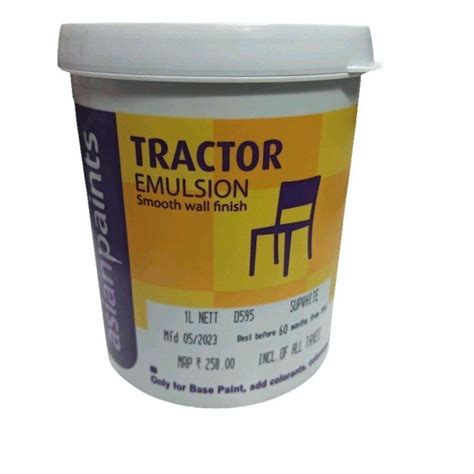 Asian Paints Tractor Emulsion Smooth Wall Finish Paint Litre At Best