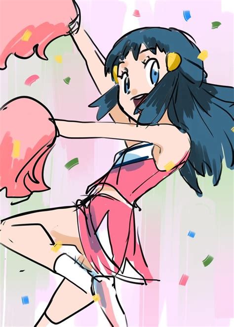 Cheerleader Dawn Pokemon Japanese Games Anime