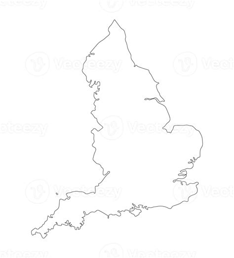 England Map white color with high details 22892016 PNG