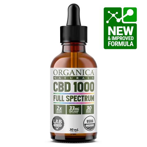 1000mg Full Spectrum Cbd Oil Ultra Concentrated 33 Mg Cannabidiol