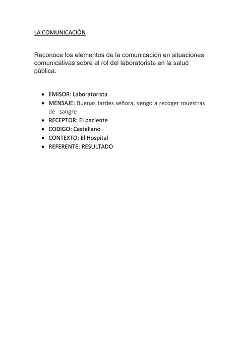 La Comunicaci N Docx Trabajo Grupal Y Individual Pdf