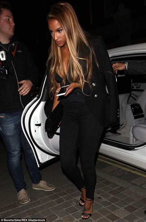 Lewis Hamilton Steps Out With Mario Balotellis Ex Fanny Neguesha Daily Mail Online