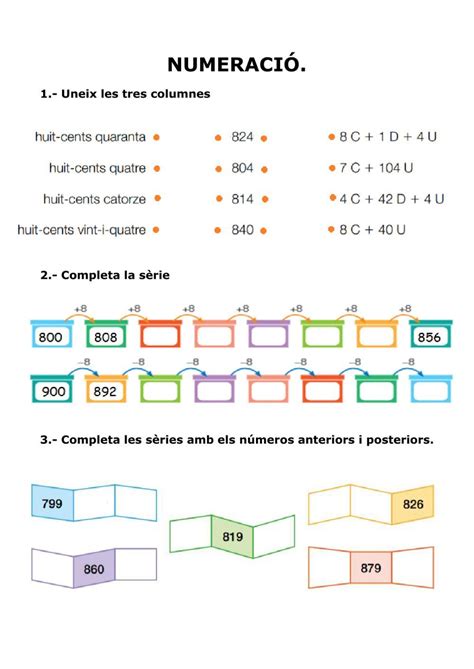 Ejercicio Interactivo De Numeraci Para N De Primaria Puedes Hacer