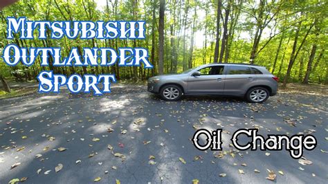 Mitsubishi Outlander Sport Oil Change M1 110A Drain Fill Drip Leak