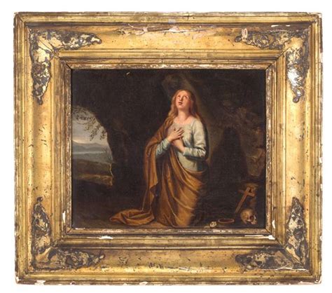 Dipinto Maria Maddalena Penitente Asta Milano Decor Antiques