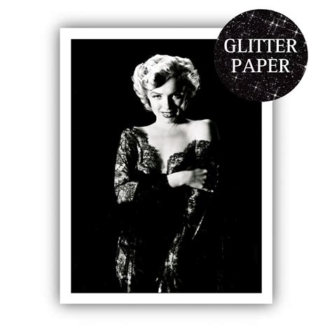 Marilyn Monroe Poster With Crystals, Fashion Poster, Hollywood Poster