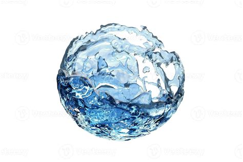 Pure Water Splash Round Shape Stock Photo At Vecteezy