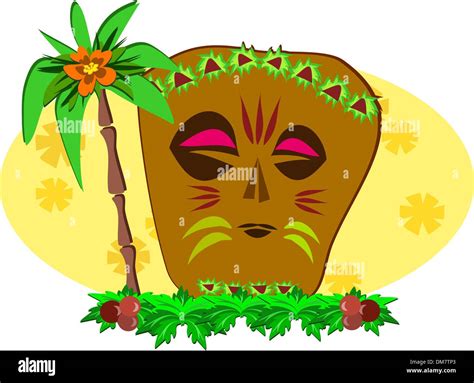 Coconut Carving Stock Vector Images Alamy