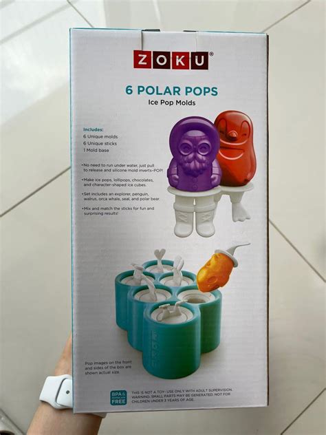 ZOKU Polar Pops Ice Pop Molds TV Home Appliances Kitchen Appliances