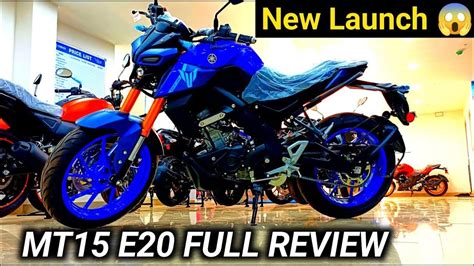 Yamaha Mt15 E20 2023 Recing Blue 💙 Colour 😱 Bikersrj Mt15 Youtube