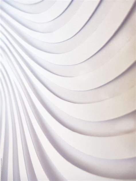 Background Of White Paper Sculpture Art By Stocksy Contributor PER