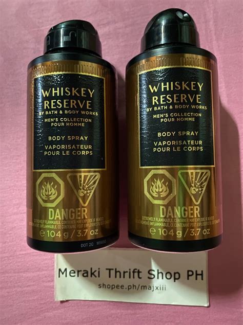 ONHAND Bath Body Works Whiskey Reserve Body Spray Beauty