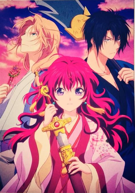 An Anime Poster With Three People Holding Swords