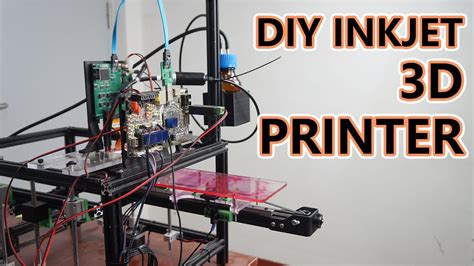 Diy Inkjet 3d Printer Test The Materials Youtube