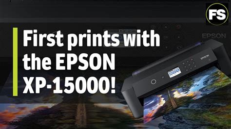 First Look At Review Of The Epson Xp 15000 Fotospeed Paper For Fine Art And Photography Youtube