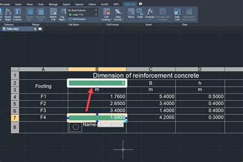 Table Tool Di ZWCAD 2023 PT Piranti Nusantara Teknologi