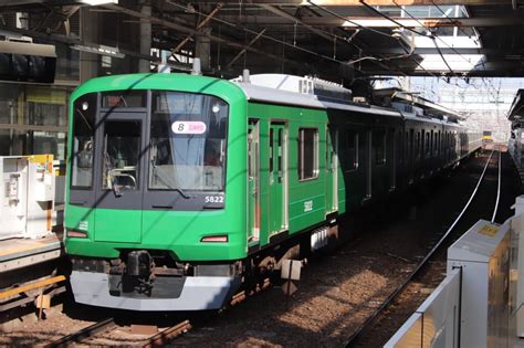 【東急】5000系の青ガエル編成5122f 恩田出場 テツ×クル～鉄道・自動車の撮影日誌～