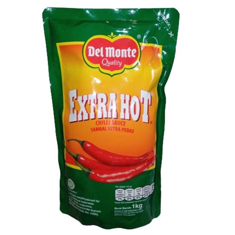 Jual Del Monte Extra Chili Hot Saus Sambal Saos Tomat Kg Shopee