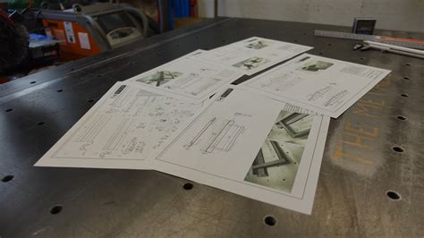 Plans For A Diy Sheet Metal Bender In Millimeters English Etsy