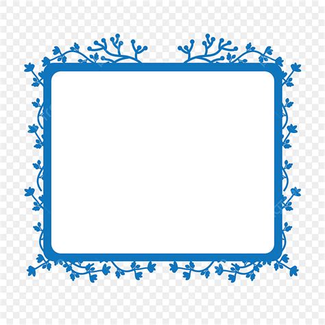 Square Border Design Vector Art Png Svg Blue Square Simple Border Svg