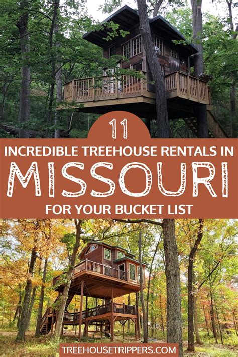 Looking For The Coolest And Best Treehouse Rentals In Missouri Read My