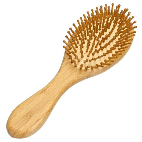 Neverland Beauty Bambus Holz Anti statische Haarbürste Paddle Kissen