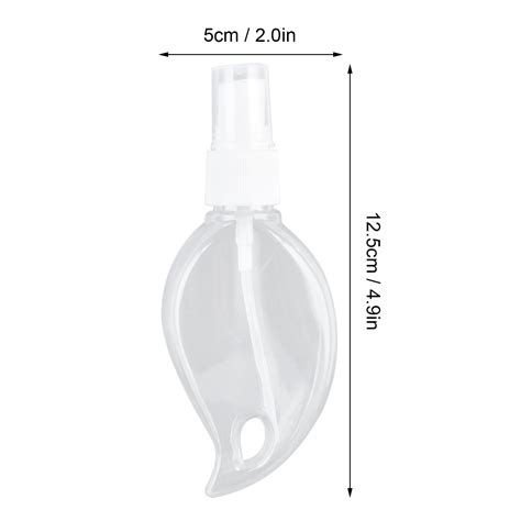 Set 2 Sticle Voiaj Plastic 50ml Transparent EMAG Ro