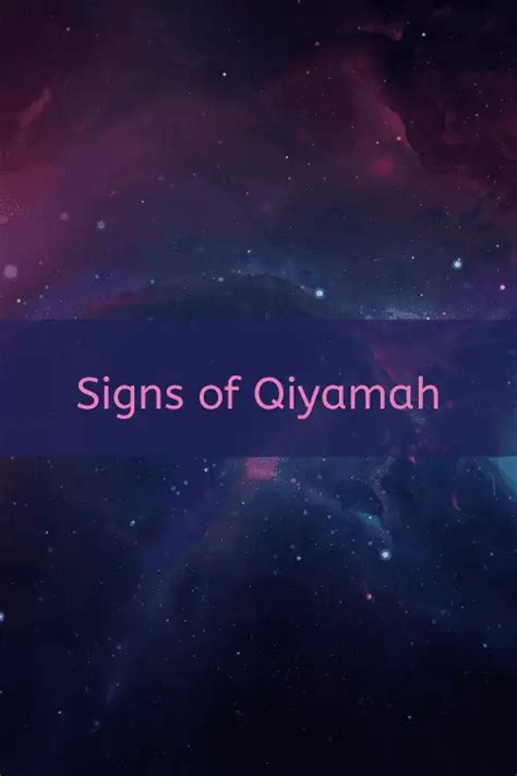 Signs of Qiyamah – Al Qamar Publications